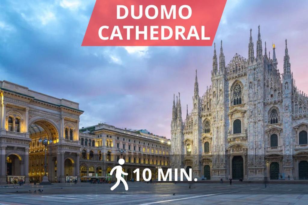 Ticinese-Duomo Centrale E Silenzioso Con Aria Condizionata 米兰 外观 照片